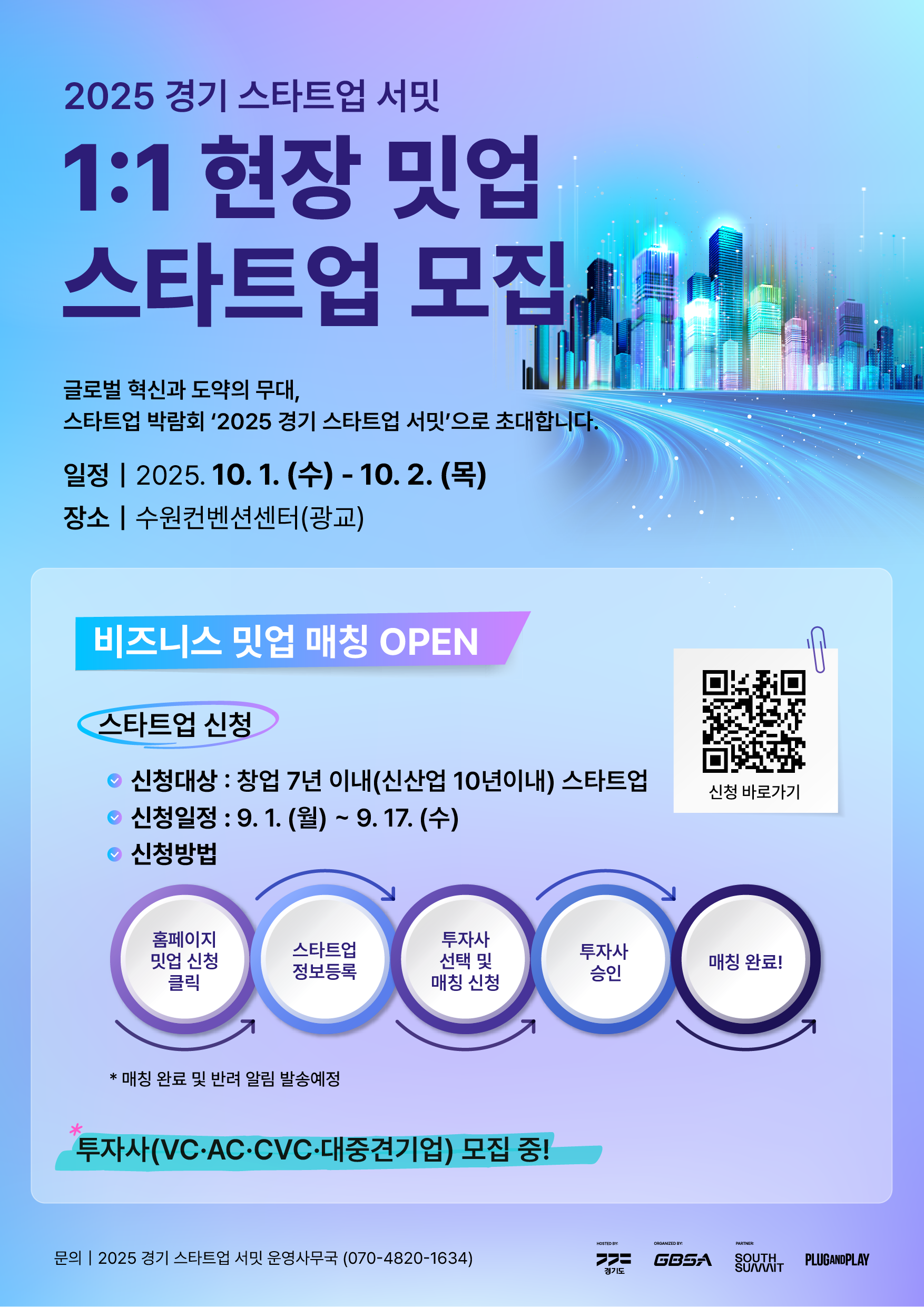 2025 경기 스타트업 서밋 포스터